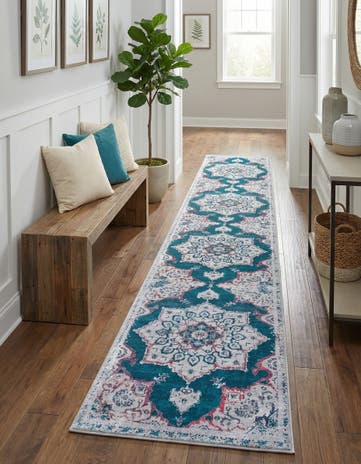 2' x 13' Washable Francesca Runner Rug