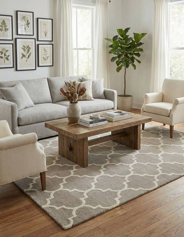 Detail image of 5' 1 x 8' Luna Rug