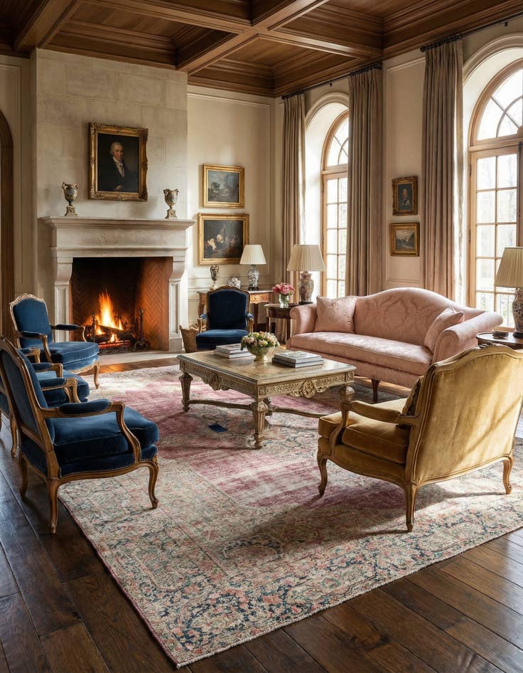 Detail image of 8' x 10' 10 Vintage Royal Wool Rug