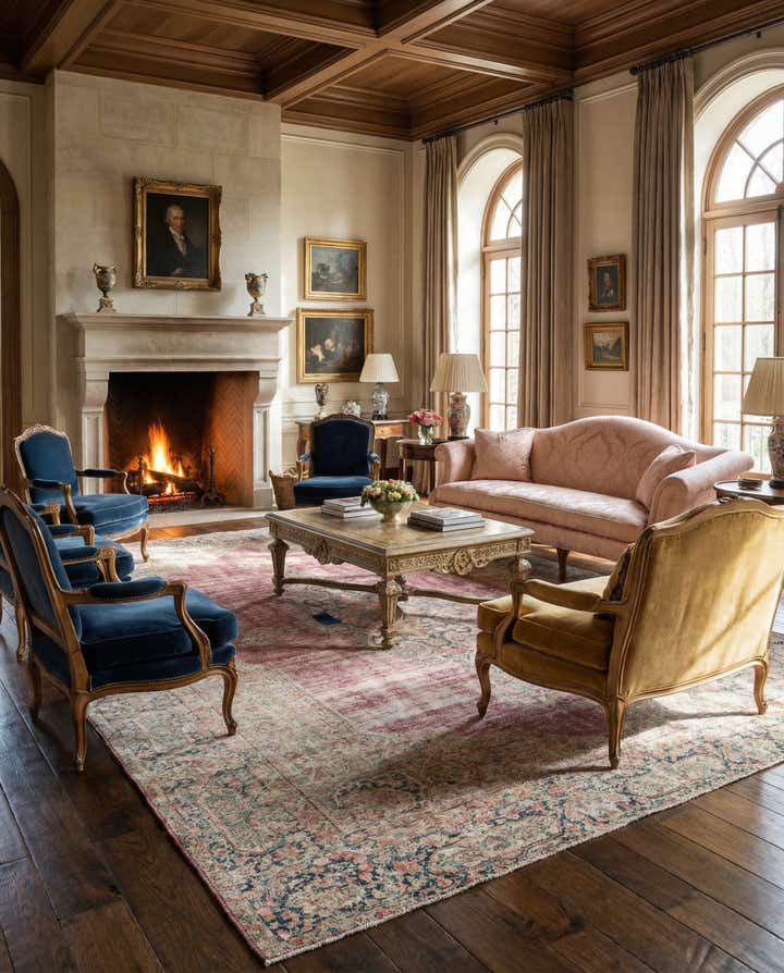 8' x 10' 10 Vintage Royal Wool Rug