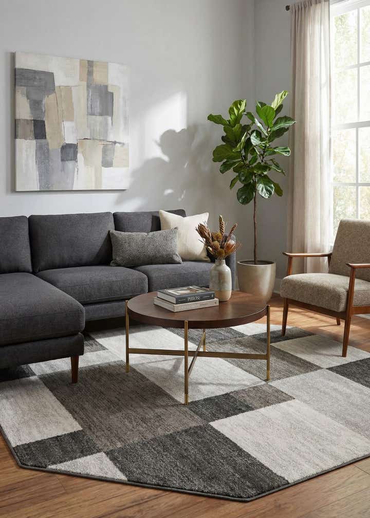 7' 10 x 7' 10 Harvest Octagon Rug
