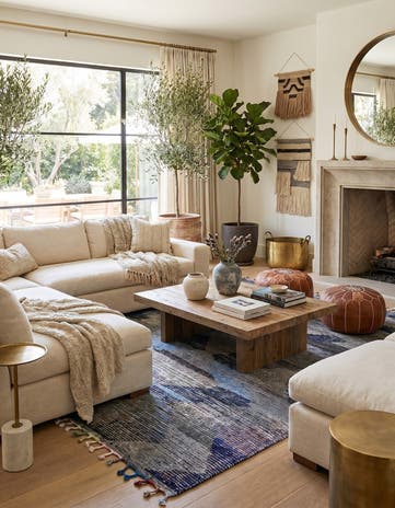 9' 2 x 12' 4 Hand Knotted Moroccan Wool Rug
