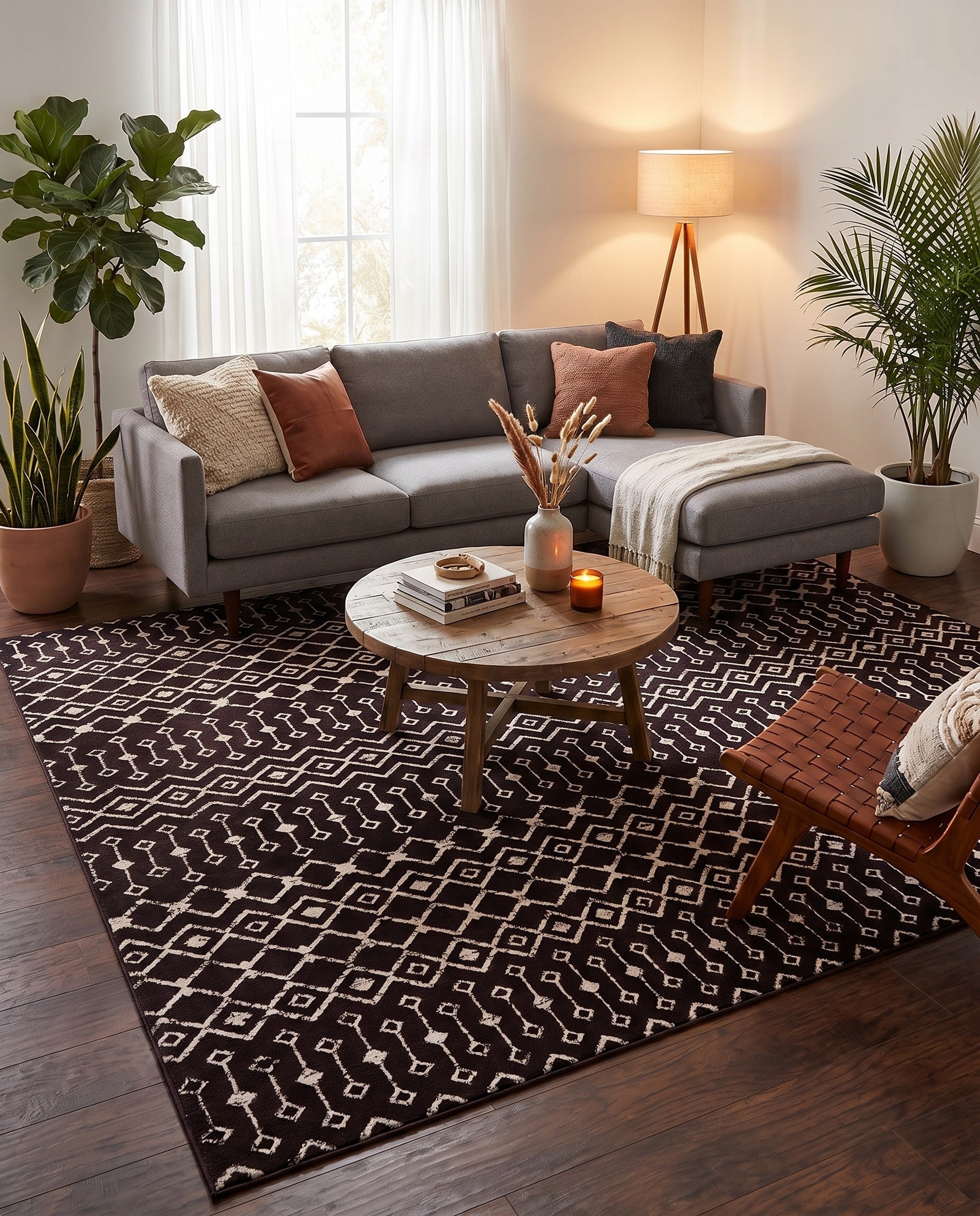 10' x 10' Kasbah Trellis Square Rug