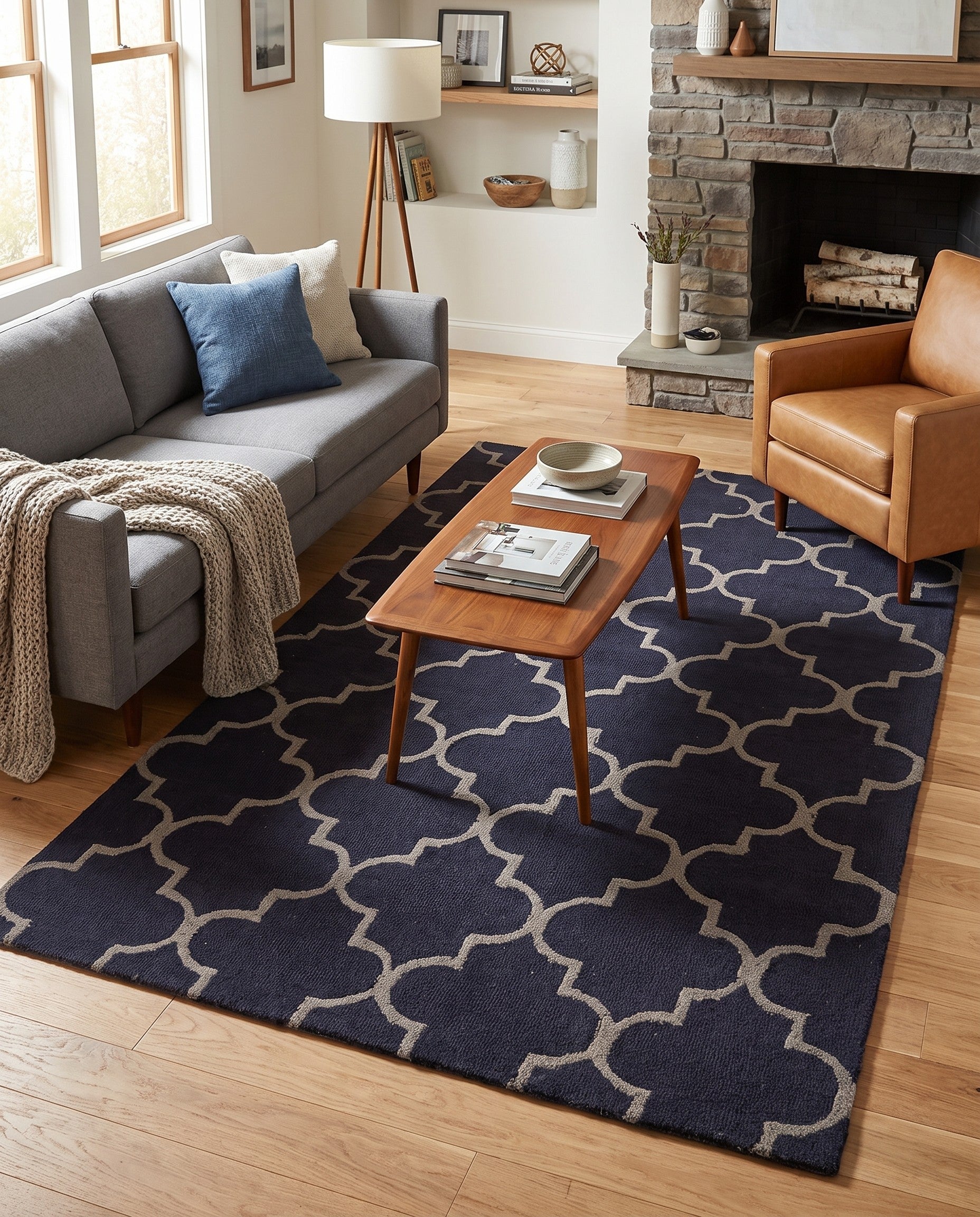 5' 1 x 8' Luna Wool Rug