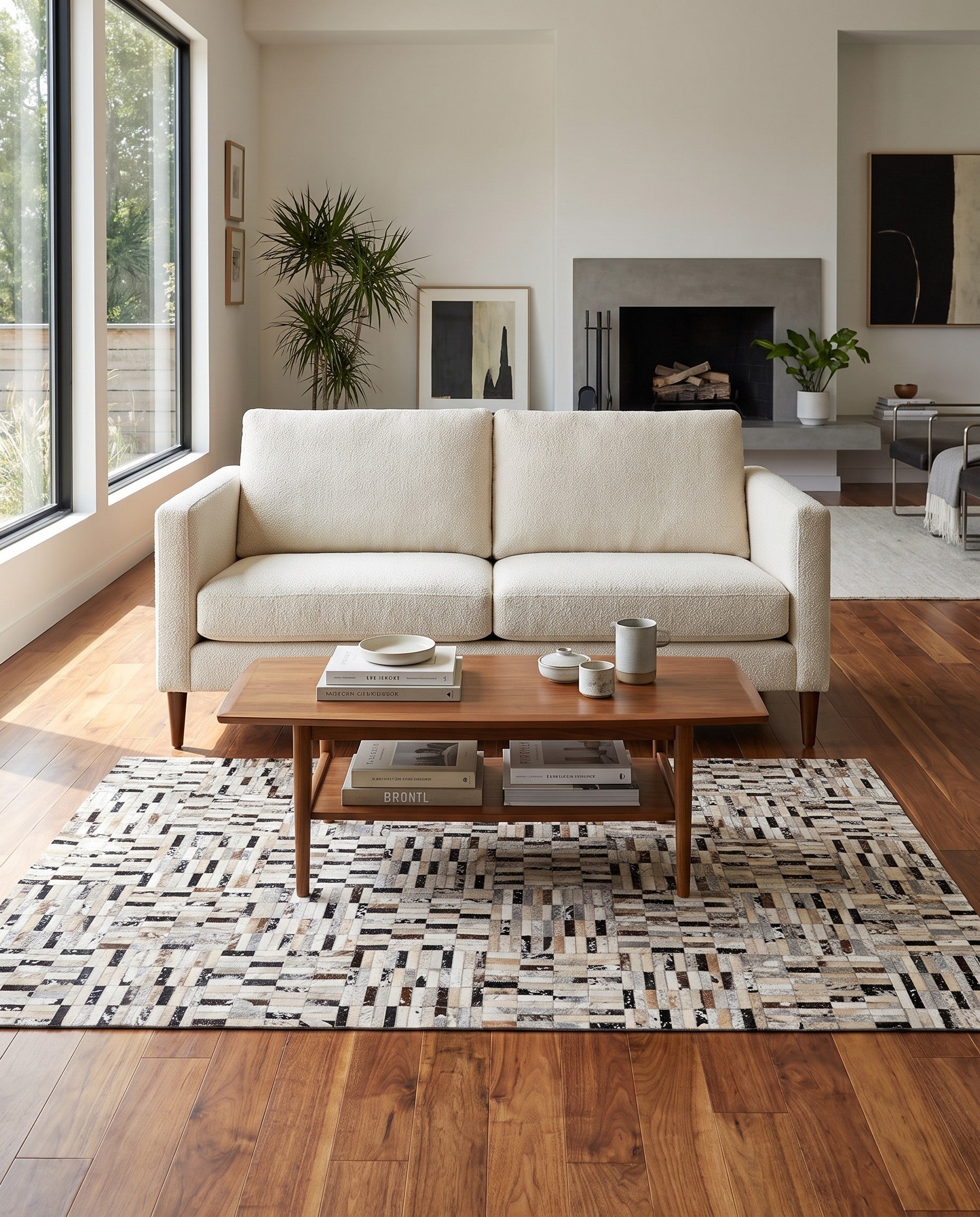5' x 8' Cowhide - Patchwork Rug