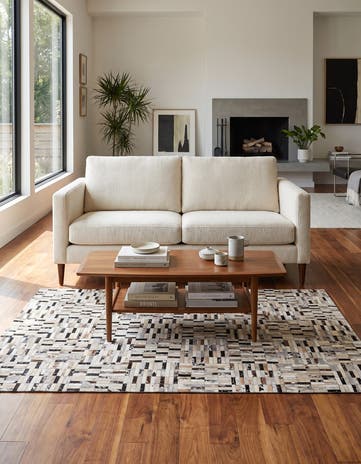 5' x 8' Cowhide - Patchwork Rug