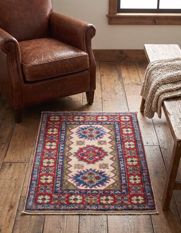 2' 9 x 3' 9 Hand Knotted Kazak Rug