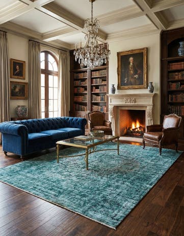 9' 8 x 12' 5 Vintage Royal Wool Rug