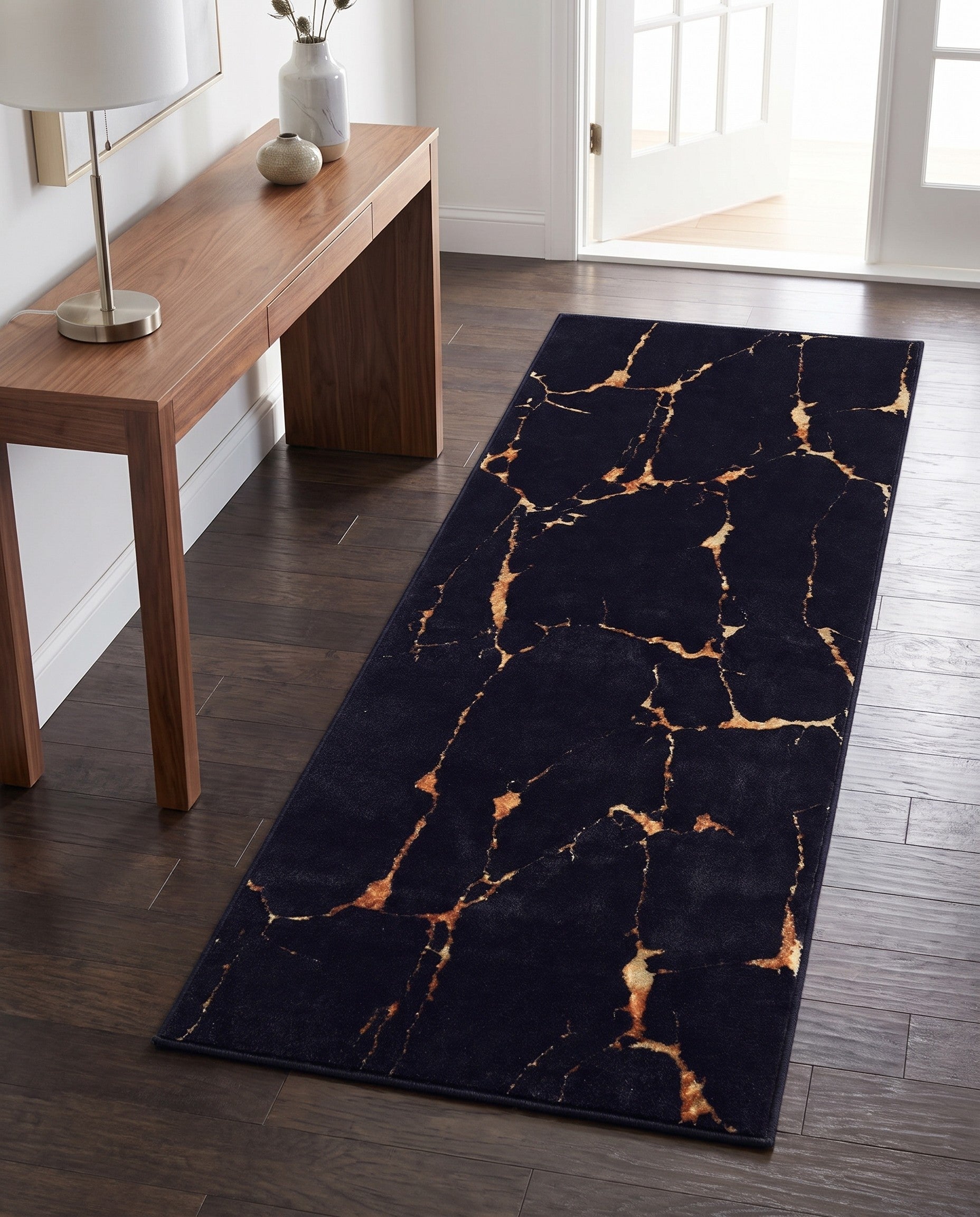 60cm x 155cm Vogue Geo Runner Rug