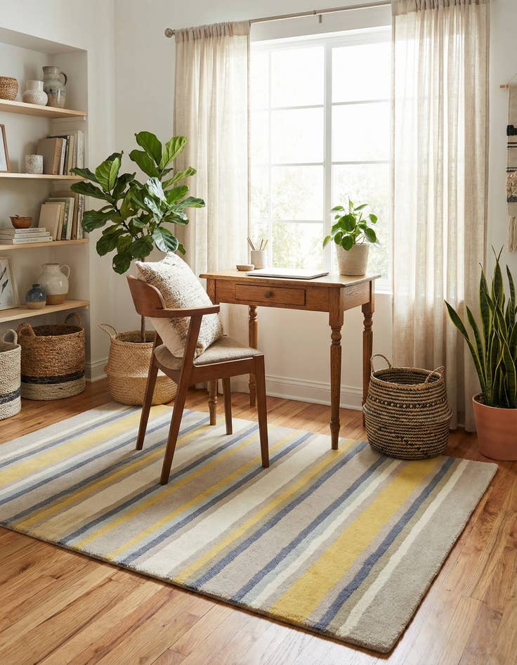 Detail image of 3' 10 x 5' 7 Luna Wool Rug