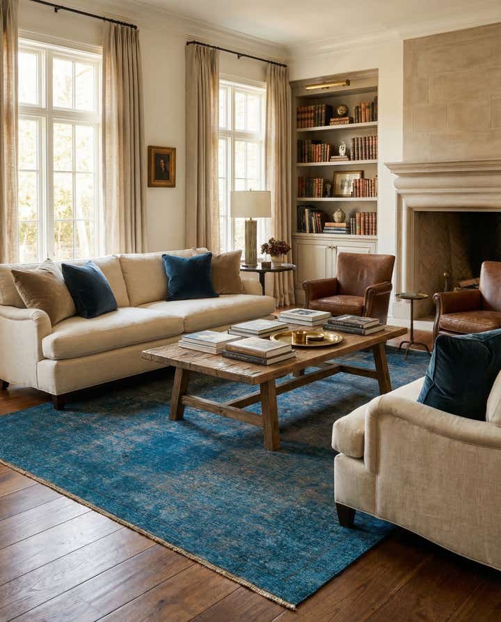 8' x 11' 4 Hand Knotted Ultra Vintage Persian Wool Rug