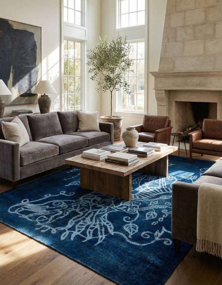 Detail image of 8' 1 x 12' 4  Hand Knotted Ultra Vintage Persian Wool Rug