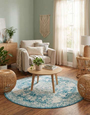 5' x 5' Dover Round Rug