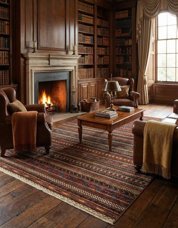 6' 8 x 9' 9 Hand Knotted Ariana Ziegler Rug