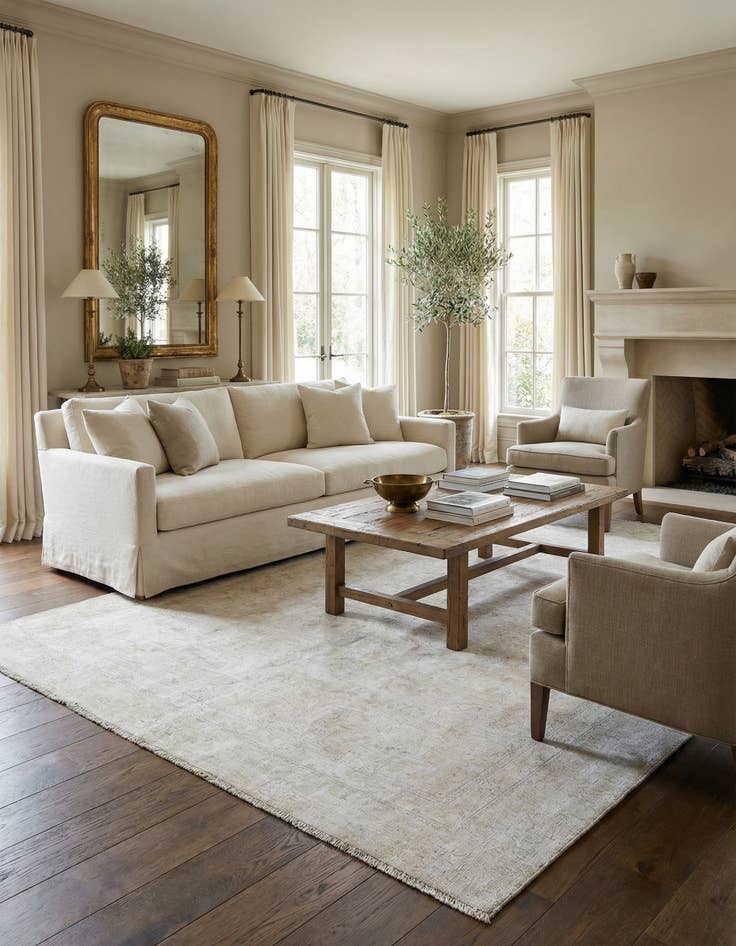 Detail image of  6' 1 x 9' 10  Hand Knotted Ultra Vintage Persian Wool Rug