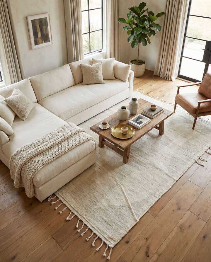 8' x 10' Hand Knotted Moroccan Wool Rug
