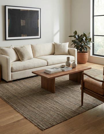 5' 2 x 6' 7 Hand Woven Kilim Modern Wool Rug