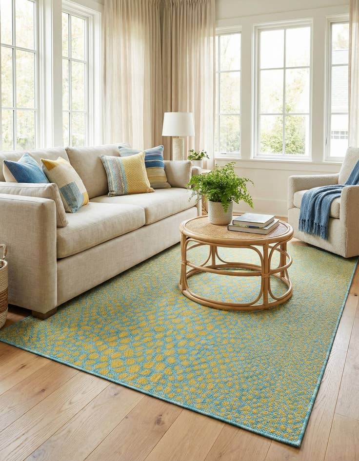 Detail image of 4' x 6'  Washable Jill Zarin Cape Town Indoor / Outdoor Rug