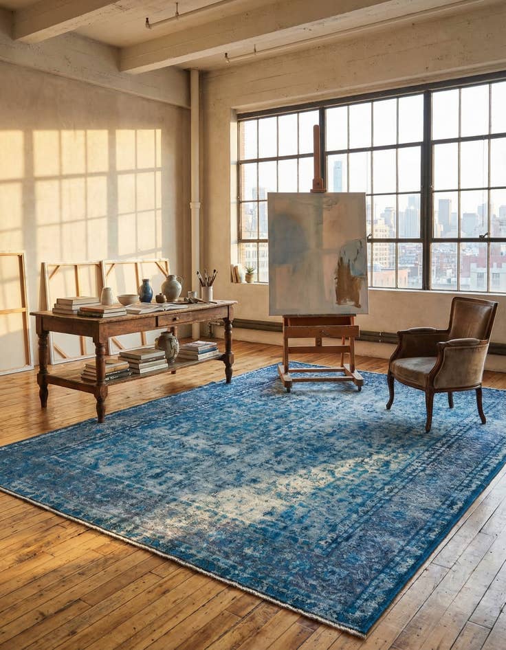 Detail image of 9' 3 x 12' 2 Vintage Royal Wool Rug