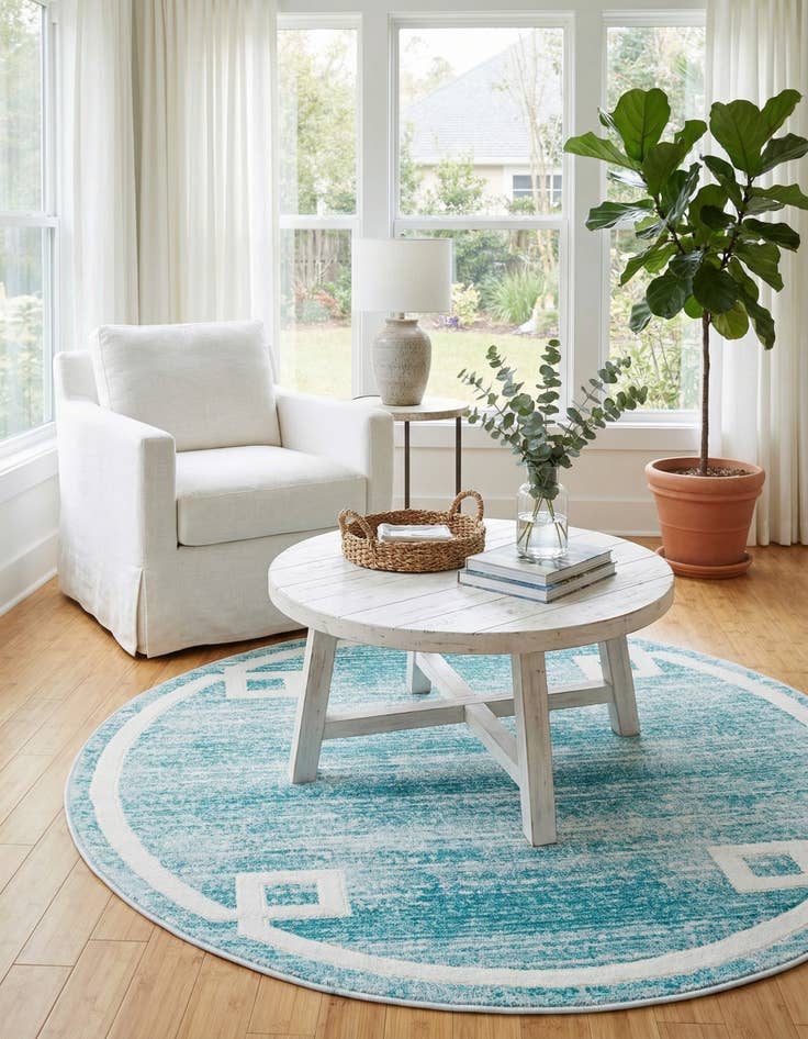 Detail image of 3' 3 x 3' 3 Uptown Lenox Hill Round Rug