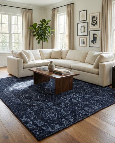  7' 10 x 10'  Hand Knotted Darya Rug