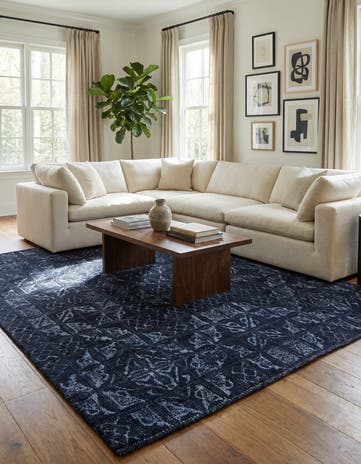 7' 10 x 10' Hand Knotted Darya Rug