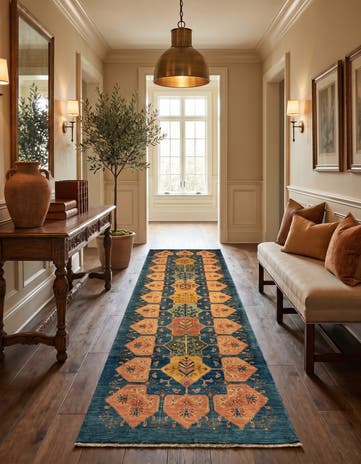 3' 2 x 10' 4 Luribaft Wool Runner Rug