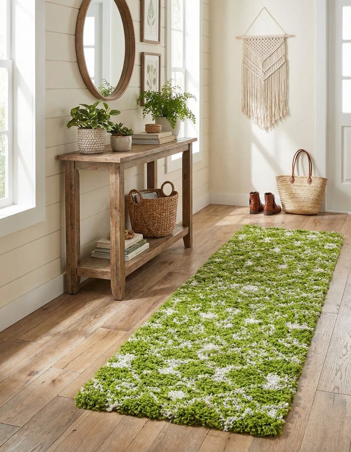 2' x 6' Moroccan Trellis Shag R...