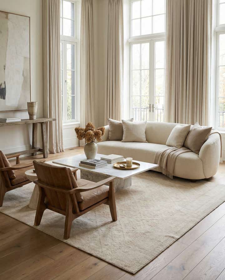 9' 9 x 14' Hand Knotted Darya Wool Rug