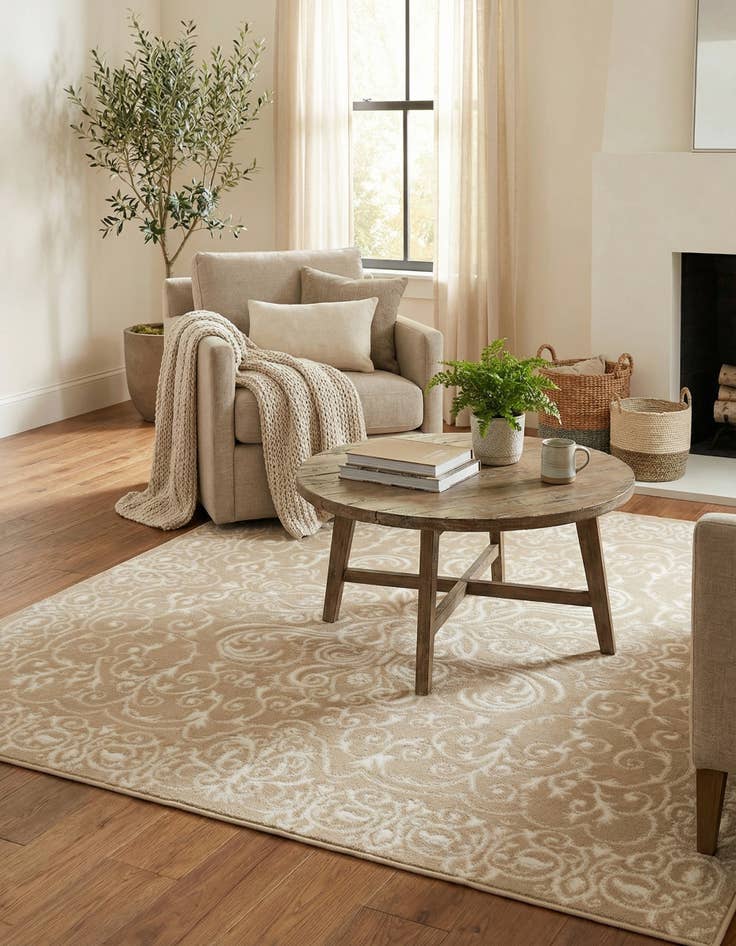 Detail image of 5' 3 x 5' 3 Himalaya Square Rug