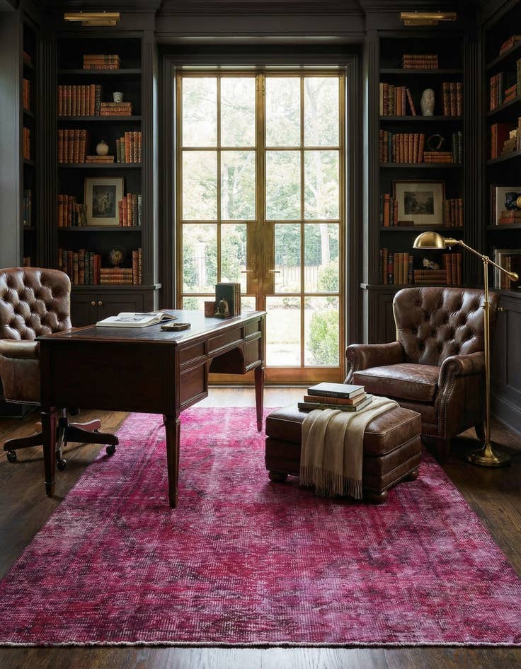 Detail image of 5' 3 x 9' 1 Ultra Vintage Wool Rug