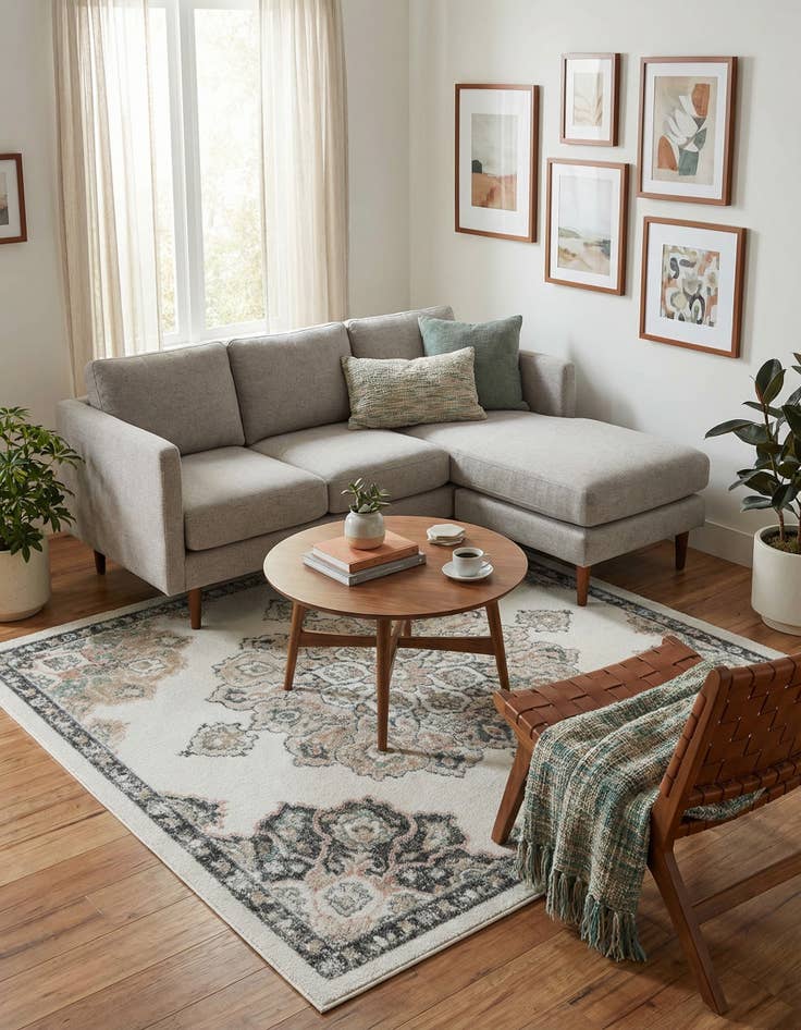 Detail image of  5' x 5' Parker Square Rug