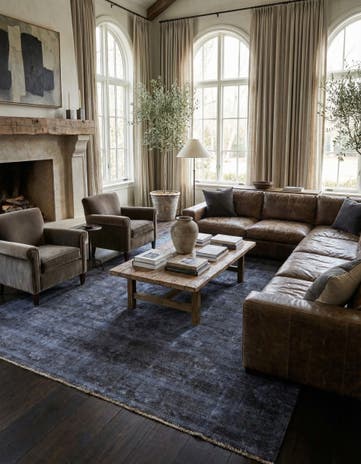 9' 6 x 12' 7 Hand Knotted Ultra Vintage Persian Wool Rug