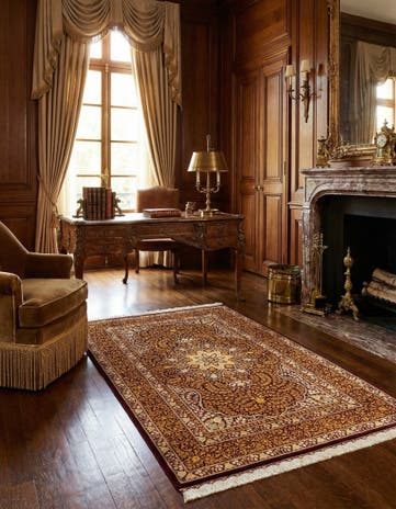 3' 2 x 5' Ghom Silk Rug