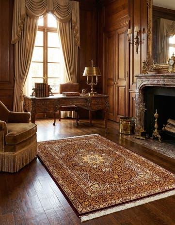 3' 2 x 5' Ghom Silk Rug