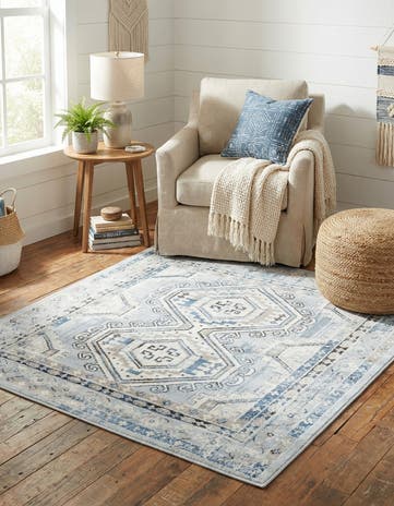4' x 4' Charlotte Square Rug