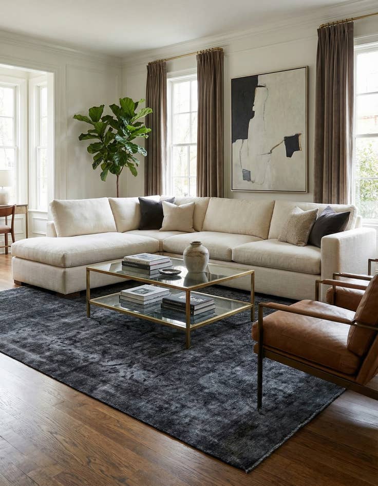 Detail image of 7' 9 x 11' 4  Hand Knotted Ultra Vintage Persian Wool Rug