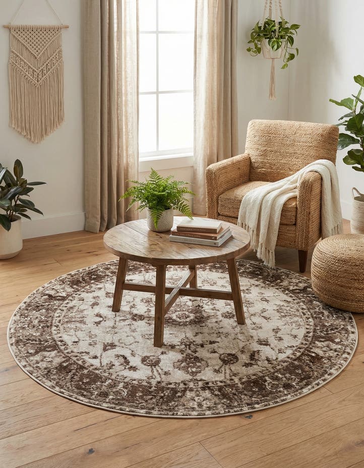 5' x 5' Nepal Round Rug