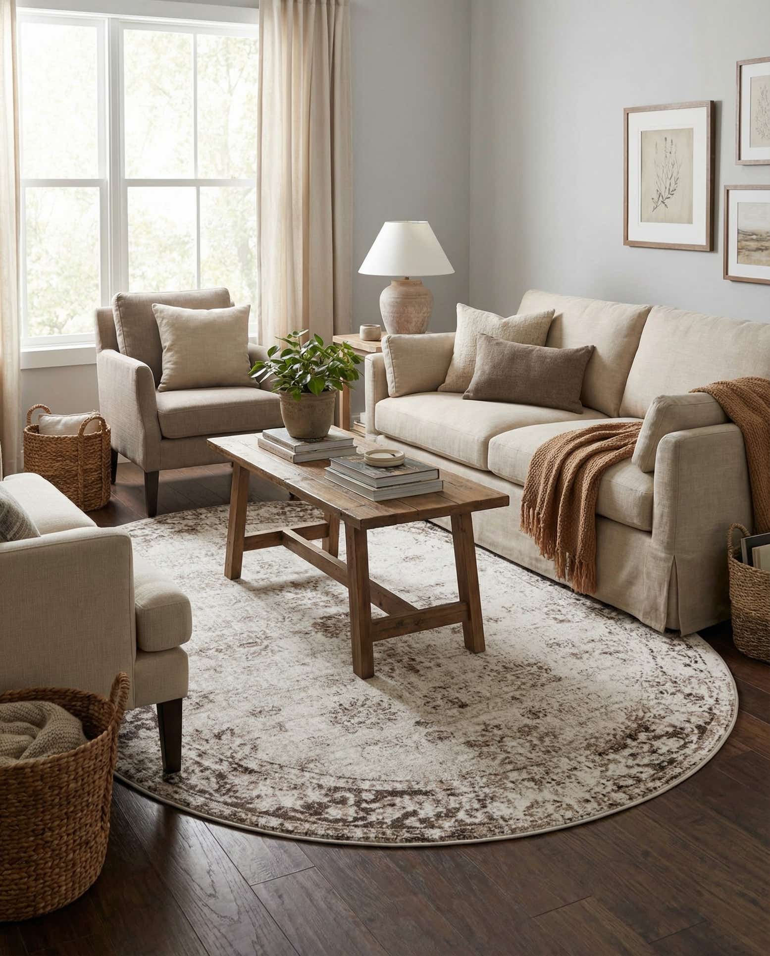 7' 10 x 10' Monte Carlo Oval Rug