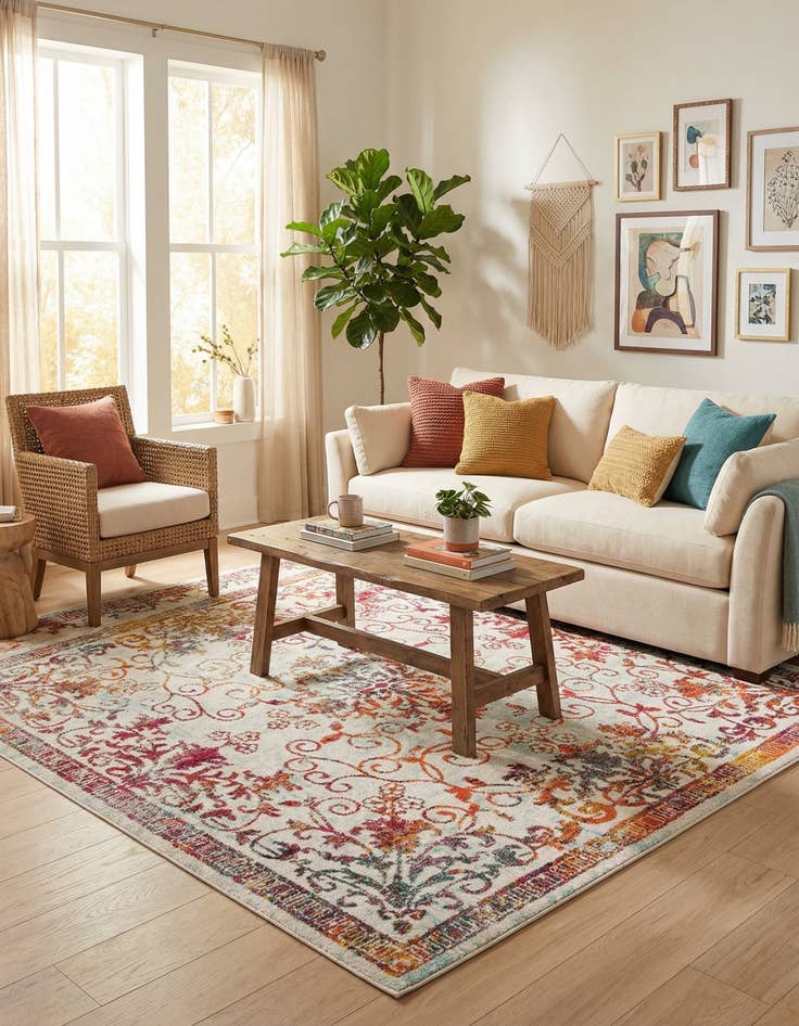 Detail image of 10' x 10' Carrington Square Rug