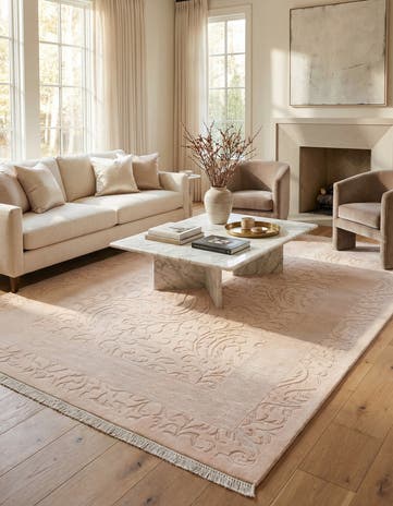 6' 8 x 9' 7 Hand Knotted Darya Wool Rug
