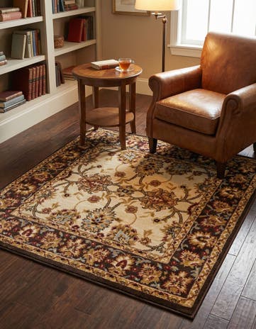 Cream Aditi Square Rug