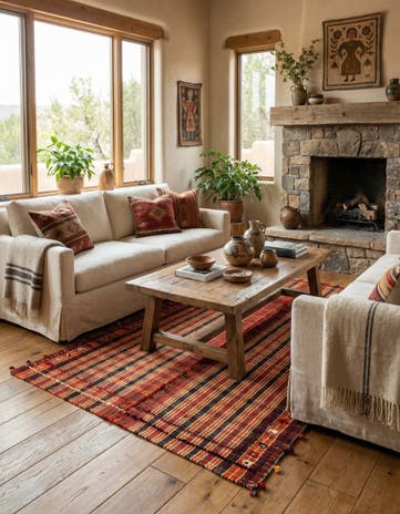 4' 9 x 7' 2 Jajim Wool Rug