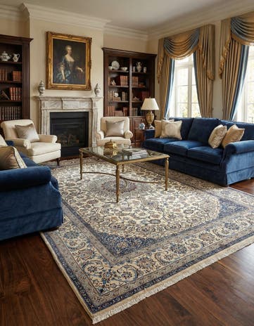 8' 4 x 12' Nain Rug