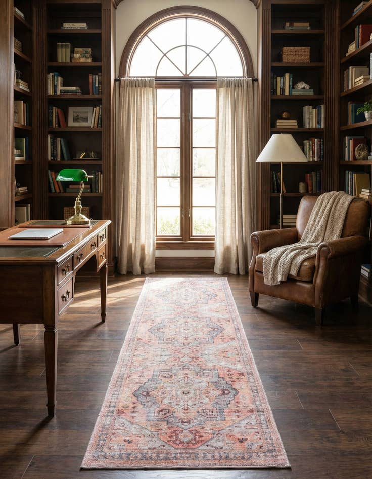 Detail image of 2' x 10'  Washable Mangata Runner Rug