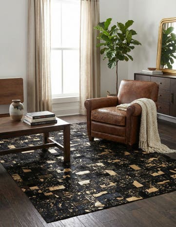 4' x 6' 1 Cowhide - Patchwork Rug