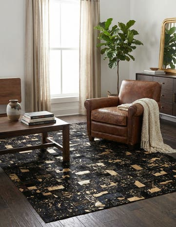4' x 6' 1 Cowhide - Patchwork Rug