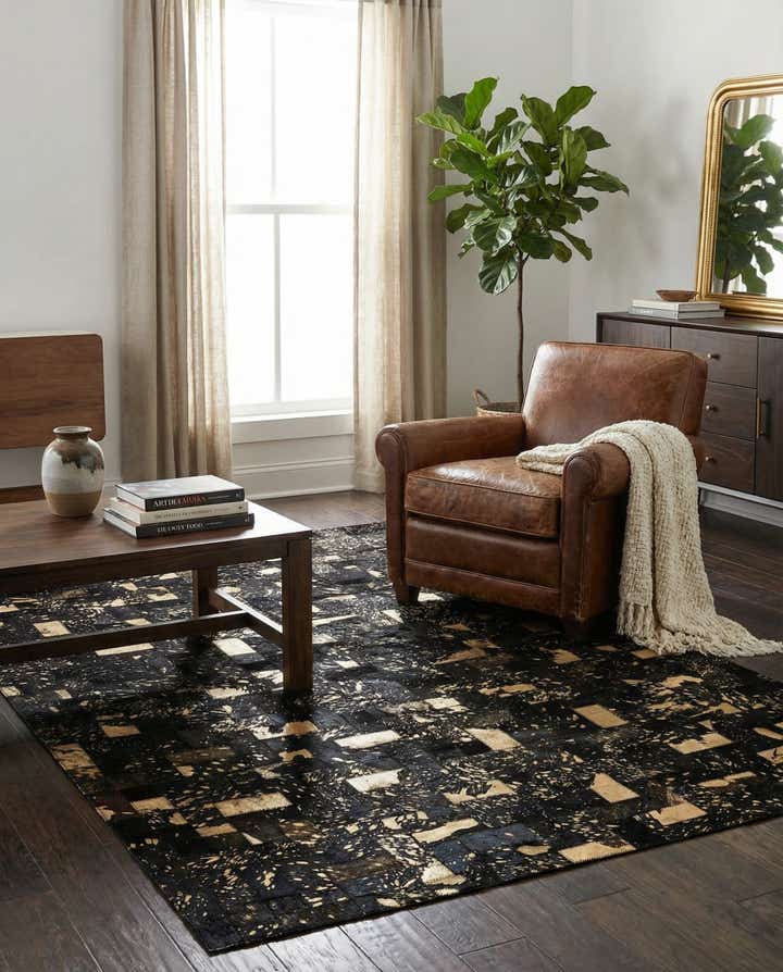 4' x 6' 1 Cowhide - Patchwork Rug