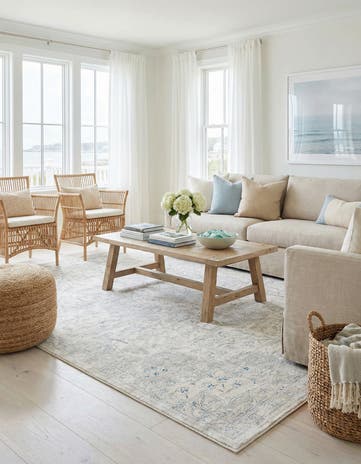 Gray Newport Square Rug