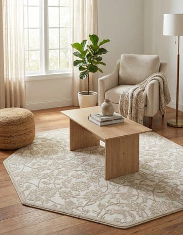 5' 3 x 5' 3 Nepal Octagon Rug